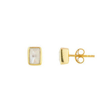 Manhattan | Moonstone Stud Earring