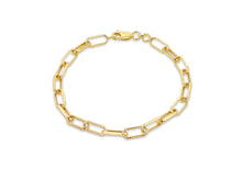 Faceted Paperclip Bracelet