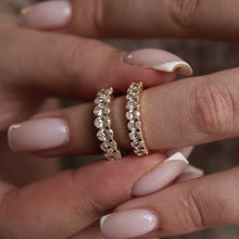 Oval Eternity Ring | 9 stone