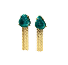 Geode Tassel Green