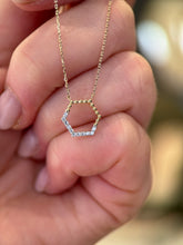 Open Hex Pendant