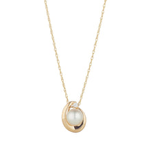 Pearl and CZ Pendant