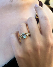 Chunky Blue Topaz ring