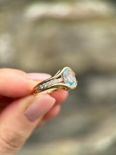 Chunky Blue Topaz ring