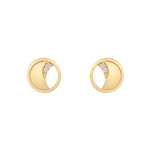Crescent Moon Stud Earrings