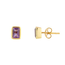 Manhattan | Amethyst Stud Earring