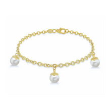 Pearl Charm Bracelet