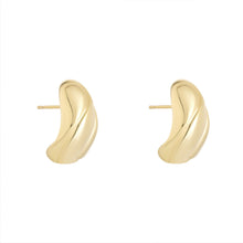 Oval Wave Earring