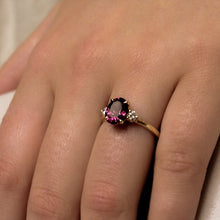 Emi Trilogy | Rhodolite Garnet