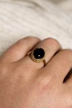 Braided Onyx Ring