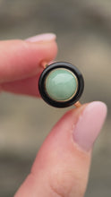 Jade & Onyx Ring