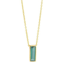 Manhattan | Green Tourmaline Pendant