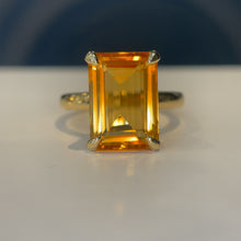 Citrine Cocktail ring