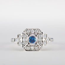 Sapphire Art Deco Ring
