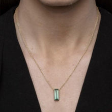 Manhattan | Green Tourmaline Pendant