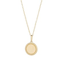 Braided Disc Pendant