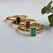 Sapphire Bar Ring