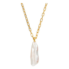 Coralia Long Baroque Pendant Large