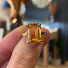 Citrine Cocktail ring
