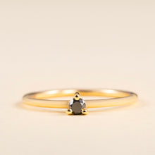 Vega Stack Ring | Black