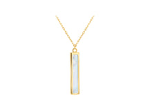 Mother of Pearl Bar Pendant