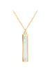 Mother of Pearl Bar Pendant