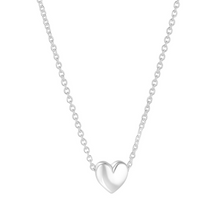 Silver heart pendant