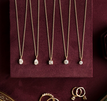 Pear Solitaire Pendant