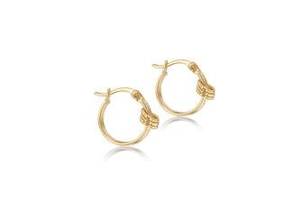 Double Knot Hoop Earring