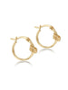 Double Knot Hoop Earring