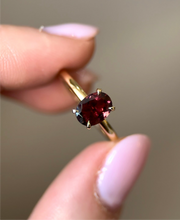 Pink Tourmaline Oval Solitaire