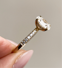 Signature Solitaire | Oval Hidden Halo