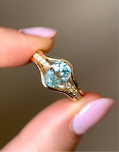 Chunky Blue Topaz ring