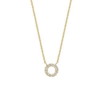 Pavé Circle Pendant