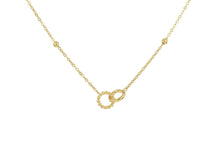Double Ring Necklet