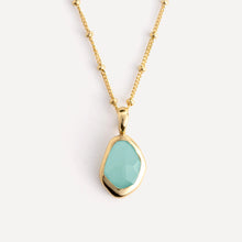 Stepping Stone Aqua Pendant (large)