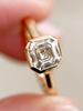 Asscher | Bezel Solitaire