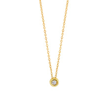 Bezel Diamond Pendant