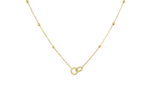 Double Ring Necklet