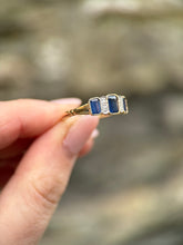 Sapphire Three Stone Ring