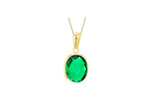 Green Bezel Pendant