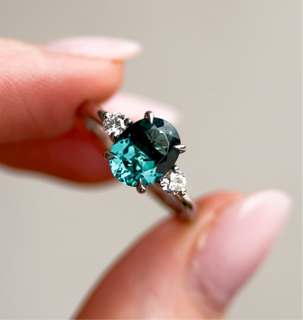Emi Trilogy | Teal Tourmaline
