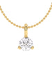 Round Solitaire Pendant