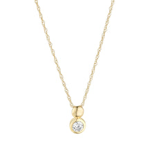 CZ Double Ball Pendant