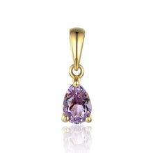 Pear Birthstone Pendant