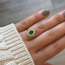 Emerald & Diamond Ring