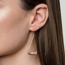 Manhattan | Rose Quartz Swing Earrings