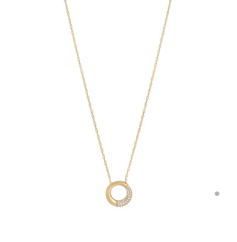 Circle CZ Pendant