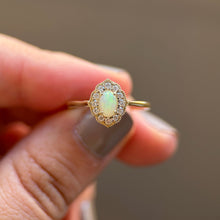 Opal & Diamond Ring
