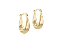 Knife Edge Creole earring